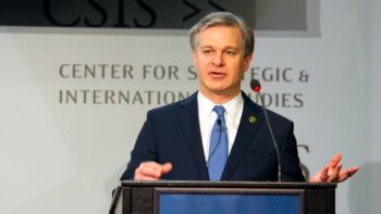 CharlesWray | MR Onlinenbsp | Charles Wray speaking at a China Initiative conference in February 2020 at the Center for Strategic and International Studies in Washington DC | MR Online