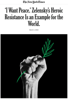 NYTUkraineZelensky | MR Online | The New York Times 3422 warned that it is the duty of all leaders to prepare their countries forpain | MR Online