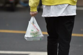biodegradable plastic takeaway bag | MR Online | A biodegradable plastic takeaway bag in Hainan There is no binding national standard for biodegradable plastics in China so their quality varies widely two types can even degrade into microplastics Image Lu JunmingAlamy | MR Online