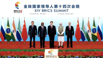 The virtual group photo taken at the 14th BRICS summit in 2022 | MR Online | The virtual group photo taken at the 14th BRICS summit in 2022 | MR Online