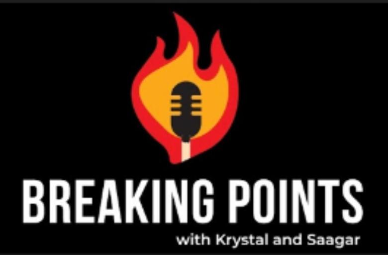 "Breaking Points with Krystal and Saagar" show logo