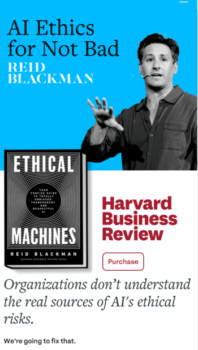 Reid Blackmans website touts his book Ethical Machines | MR Online | Reid Blackmans website touts his book Ethical Machines | MR Online