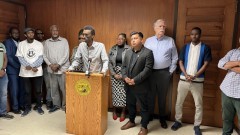 Uber and Lyft drivers press conference before the City Council meeting demanding a minimum wage in Minneapolis. Uber and Lyft drivers press conference before the City Council meeting demanding